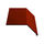 Скайпрофиль Планка карнизная 2м Полиэстер глянцевый 0.45мм (RAL3011)
