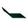 Скайпрофиль Планка перехода ската внутренняя 2м стальной бархат 0,50мм (RAL6005)