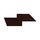 Скайпрофиль Элемент отделки, RAL8017 шоколадно-коричневый, 0,50 мм, Стальной шелк