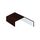 Скайпрофиль Парапет, RAL8017 шоколадно-коричневый, 0,50 мм, Стальной бархат