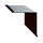 Скайпрофиль Планка угла внутреннего 2м 115 полиэстер глянцевый 0,45мм (RAL8017)
