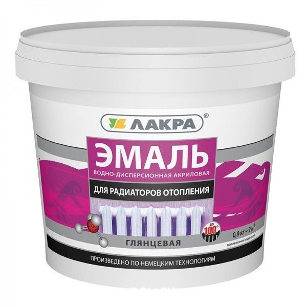 Купить краску Лакра ВД акриловая для радиаторов (2.5 кг) в Минске